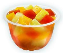 2014 High Quality 4oz Fruit Cocktail Cup Light Syrup