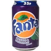 FRESH 6 Pk 330ml Euro Fanta Mango Passionfruit soda