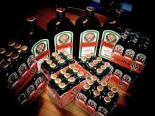 New desing promotion  cheap  inflatable jagermeister bottle