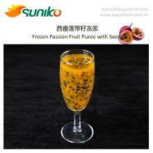 Frozen passion  fruit  puree with seeds